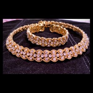 Vintage Avon Choker and Bracelet set